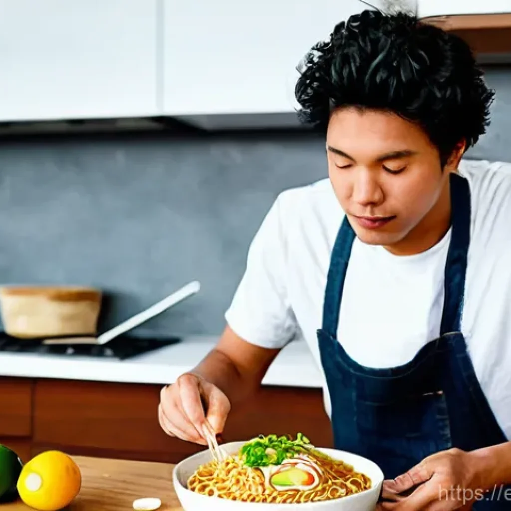 인스턴트 제품의 가격대별 비교 - **Prompt 1: The Budget-Savvy Chef**
    "A candid, bright photo of a young adult, appearing to be in...